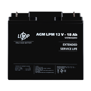 Акумулятор AGM LPM 12V - 18 Ah для Mercedes lp_10753 фото