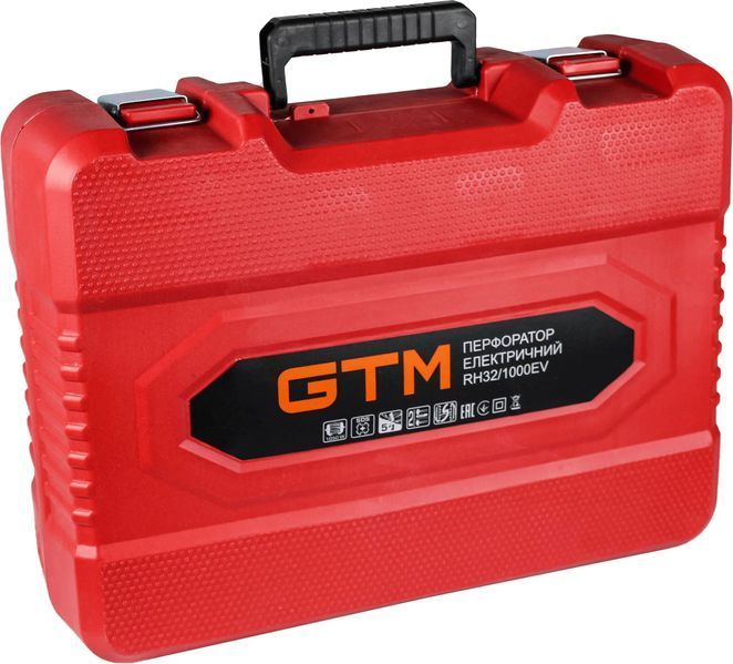 Перфоратор GTM RH32/1000EV, 1050Вт, 820об/хв, 5Дж, 32мм, 4 режима 2565 фото