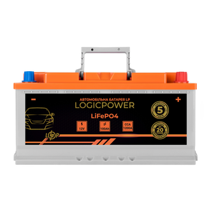 Автомобільний літієвий акумулятор LP LiFePO4 12V - 100 Ah (+ праворуч) BMS 1200А lp_24769 фото
