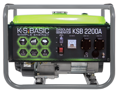 Генератор бензиновий Konner & Sohnen KSB-2200-A (ном 2 КВт, макс 2,8 кВА) KSB-2200-A фото