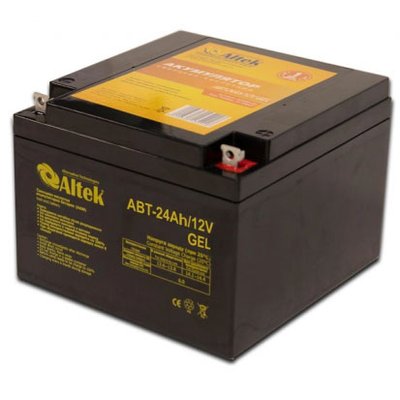 Gel battery Altek A24-12-GEL 12V24Ah (24 А*h) BT-ABT-24-12-GEL photo