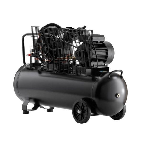 Компрессор STORM, 100 л, 3 кВт, 220 В, 10 атм, 500 л/мин, 2 цилиндра INTERTOOL PT-0014 PT-0014 фото
