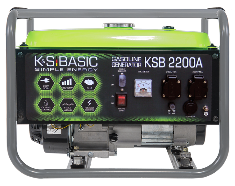 Генератор бензиновый Konner & Sohnen KSB-2200-A (ном 2 КВт, макс 2,8 кВА) KSB-2200-A фото