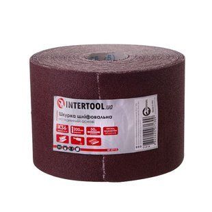 Шкірка шліфувальна на тканинній основі К36, 50 м INTERTOOL BT-0713 BT-0713 фото