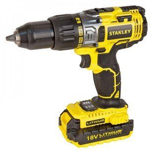 Аккумуляторная ударная дрель-шуруповерт Stanley STDC18LHBK CID-S-STDC18LHBK фото