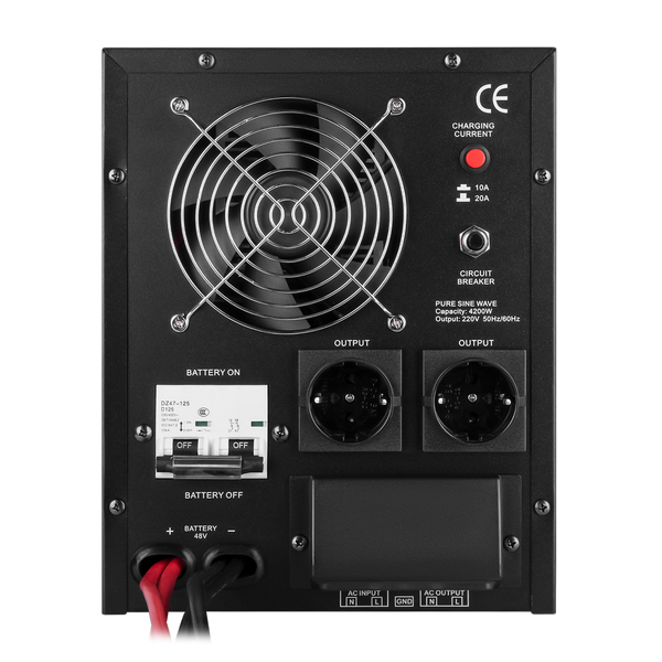 ИБП с правильной синусоидой 48V LPY-B-PSW-6000VA+(4200Вт)10A/20A lp_6615 фото