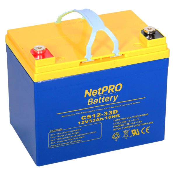 Акумуляторні батареї CSPower NetPRO Deep Cycle AGM CS12-65D AK-B-EVEX-NPRO-DC-CS12-65D фото