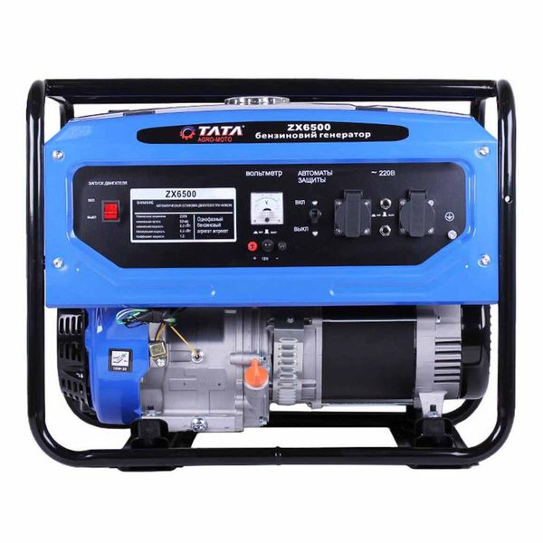 Генератор бензиновый TATA ZX6500 (ном 5 кВт, макс 6.9 кВА) GG-TATA-ZX-6500 фото