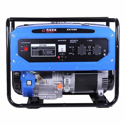 Генератор бензиновий TATA ZX7500 (ном 6 кВт, макс 8,1 кВА) GG-TATA-ZX-7500 фото