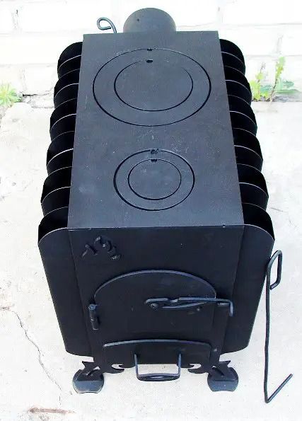 Буржуйка "Батарея" з вторинним дожигом BV-BB-4 фото