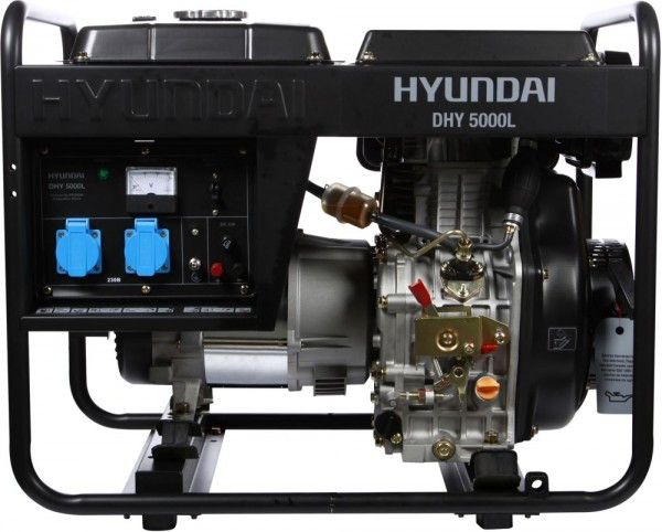 Генератор дизельный Hyundai DHY-5000-L (ном 4,2 КВт, макс 5,8 кВА) DHY-5000-L фото