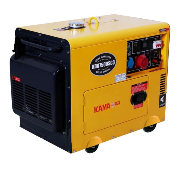 Diesel generator KAMA KDK-7500-SC3 (nom 5 kW, max 6.9 kVA) KDK-7500-SC3 photo