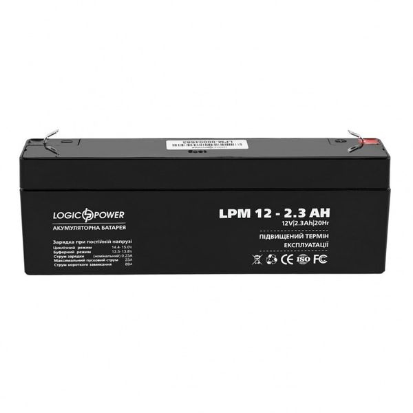 Акумулятор свинцево-кислотний LogicPower AK-LP4132 12V2,3Ah (2,3 А*г) AK-LP4132 фото