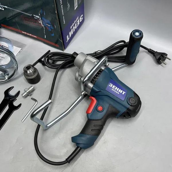 Drill mixer Zenit ZDM-1000 Profi 1000 W electric drill electric drill silent two-speed for home DRM-ZNT-ZDM-1000 photo