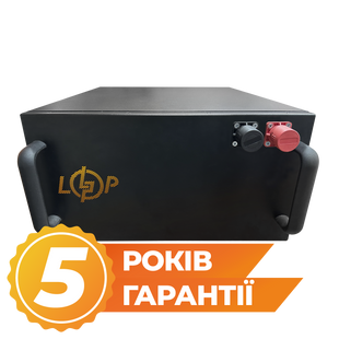 Аккумулятор LP LiFePO4 51,2V - 100 Ah (5120Wh) (BMS 100A/50А) металл Smart BT lp_23536 фото
