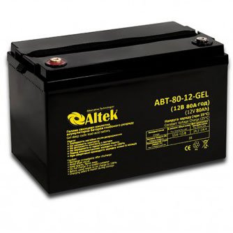 Акумулятор гелевий Altek A80-12-GEL 12V80Ah (80 А*год) BT-ABT-80-12-GEL фото