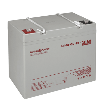 Battery AGM-GEL LogicPower AK-LP15266 12V55Ah (55 А*h) AK-LP15266 photo