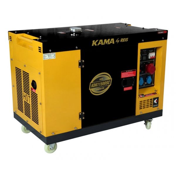 Генератор дизельный KAMA KDK-11500-SC (ном 8 КВт, макс 11 кВА) KDK-11500-SC фото