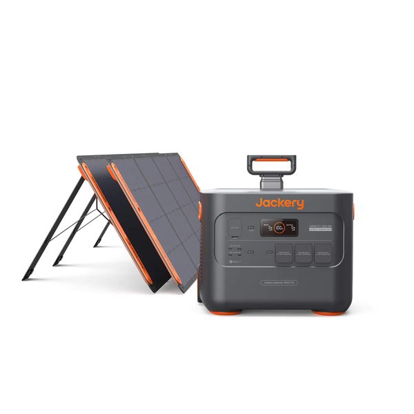 Solar Generator Jackery 3000 Pro (Explorer 3000 Pro + 2 x Solar Saga 200w) SG-JESS2-3000-PRO photo