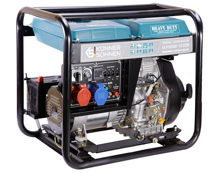 Diesel generator Konner & Sohnen KS-9102-HDE-1/3-ATSR (rated 5.6 kW, max 7.5 kVA) KS-9102-HDE-1/3-ATSR photo