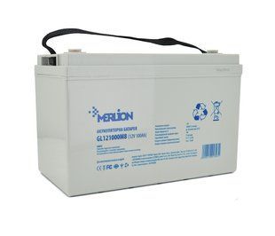 Акумулятор гелевий В 100Ач Merlion GL121000M8 12V 100Ah AK-GEL-MERL-GL121000M-8 фото