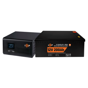 Комплект резервного живлення LP (LogicPower) ДБЖ + літієва (LiFePO4) батарея (UPS 1500VA + АКБ LiFePO4 2560W) lp_20485 фото