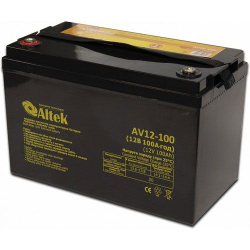 Gel battery Altek ABT-100Ah/12V GEL (100 А*h) BT-ABT-100-12-GEL photo