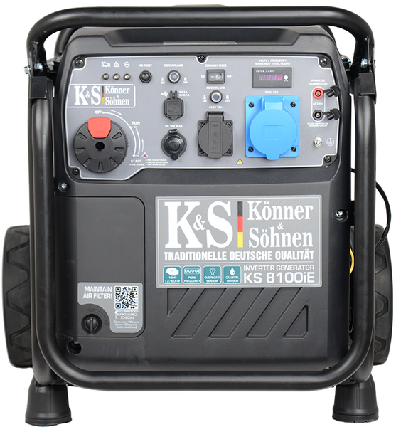 Генератор бензиновый Konner & Sohnen KS-8100-IE (ном 7,2 КВт, макс 10 кВА) KS-8100-IE фото