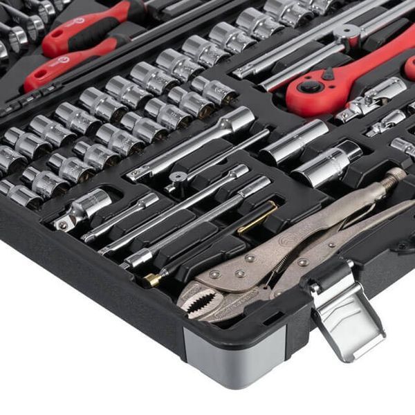 Професійний набір інструментів 1/4", 1/2", 101 од., Cr-V INTERTOOL ET-7101 ET-7101 фото