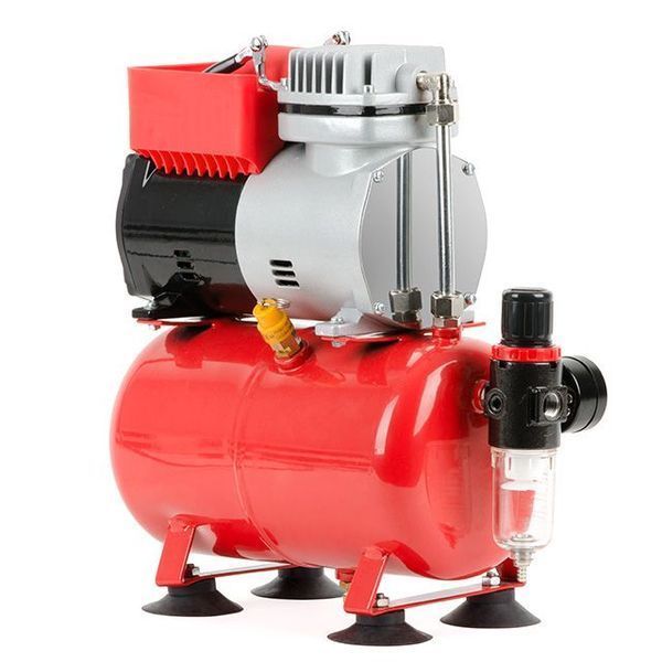 Компрессор безмасляный 3 л, 0.3 кВт, 220 В, 3,2 атм, 45 л/мин INTERTOOL PT-0001 PT-0001 фото