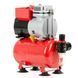Компрессор безмасляный 3 л, 0.3 кВт, 220 В, 3,2 атм, 45 л/мин INTERTOOL PT-0001 PT-0001 фото 4