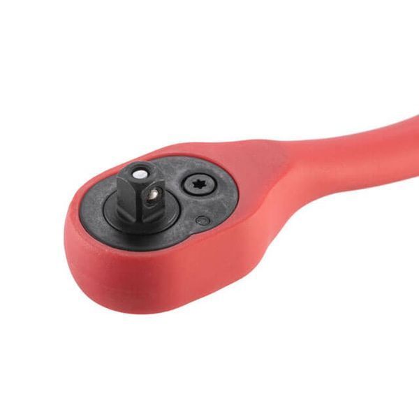 Рукоятка с храповым механизмом изогнутая 1/4", 72 зуба, Cr-V,&nbsp;PROF INTERTOOL HT-2107 HT-2107 фото