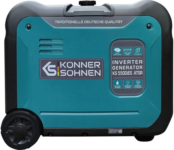 Генератор бензиновий Konner & Sohnen KS-5500IE-S-ATSR (ном 5 КВт, макс 6,9 кВА) KS-5500IE-S-ATSR фото
