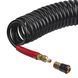 Шланг BLACK M-Flex STORM, 15 м, 8*12 мм, спиральный полиуретановый c поворотным шарниром, латунными быстроразъемными соединениями INTERTOOL PT-1797 PT-1797 фото 4