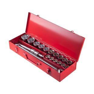 Набір інструментів 3/4", 20 од., металевий кейс INTERTOOL ET-6024 ET-6024 фото