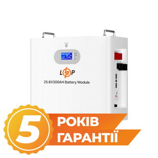 Аккумулятор LP LiFePO4 25,6V - 300 Ah 7680Wh (Smart BMS 200A) RS485/CAN lp_30481 фото