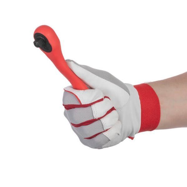 Рукоятка з храповим механізмом вигнута 3/8", 72 зуба, Cr-V, PROF INTERTOOL HT-2108 HT-2108 фото