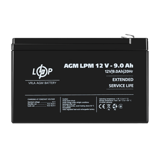 Аккумулятор AGM LPM 12V - 9 Ah lp_3866 фото