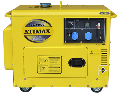 Генератор дизельний Atimax ADG-10000-T (ном 6,4 КВт, макс 8,5 кВА) ADG-10000-T фото