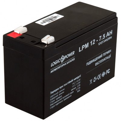 Аккумулятор свинцово-кислотный LogicPower AK-LP3864 12V7,5Ah (7,5 А*ч) AK-LP3864 фото