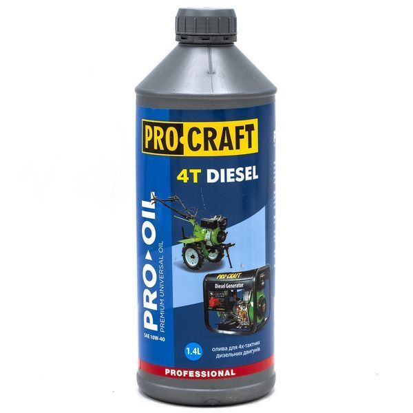 Масло Procraft моторное 4-тактное дизельное 1,4 л. Procraft_000044 фото