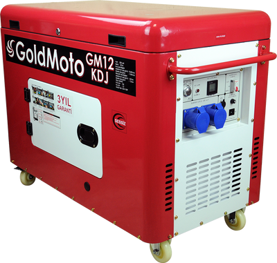 Генератор дизельний GoldMoto GM12KDJ (ном 7,5 КВт, макс 10 кВА) GM-12-KDJ фото