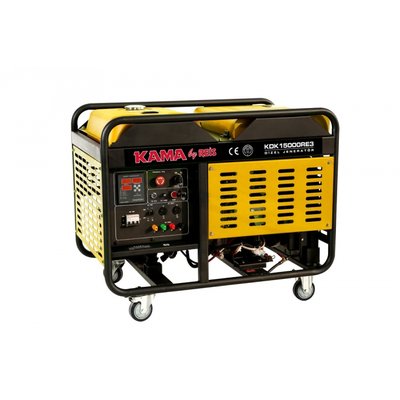 Генератор дизельний KAMA KDK-15000-RE3 (ном 11,04 КВт, макс 15 кВА) KDK-15000-RE3 фото