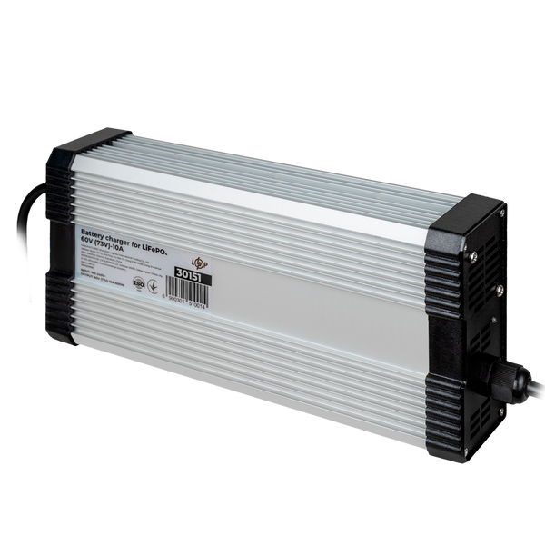 Зарядний пристрій для акумуляторів LiFePO4 60V (73V)-10A-600W lp_30151 фото