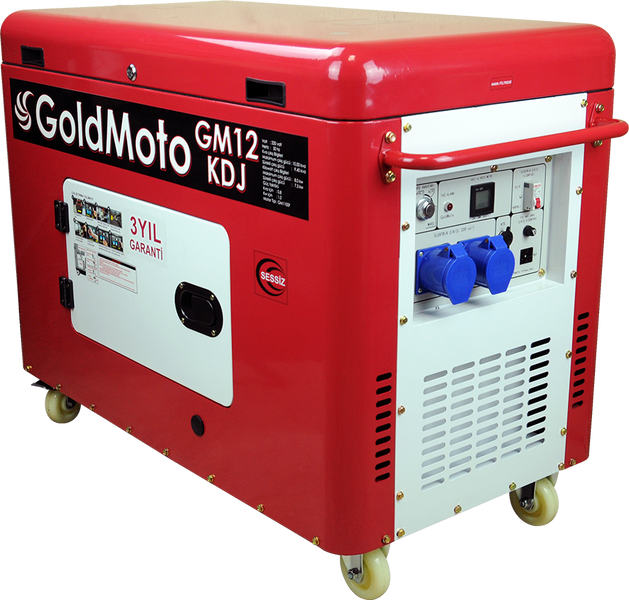 Генератор дизельний GoldMoto GM12KDJ (ном 7,5 КВт, макс 10 кВА) GM-12-KDJ фото