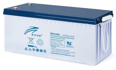Аккумулятор гелевый RITAR DG12-200 (12 В 200A*ч) AG-RIT-DG12-200 фото
