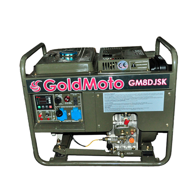 Генератор дизельний GoldMoto GM-8-DJSK (ном 6,5 КВт, макс 8,7 кВА) GM-8-DJSK фото