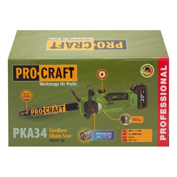 Акумуляторна пила Procraft PKA34 (1 акб та зп) Procraft_030341 фото