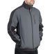 Куртка SOFTSHELL, темна сіро-чорна, тришарова, тканина стрейч 300GSM 100D, з водо- і&nbsp;вітрозахистом, XXL INTERTOOL SP-3135 SP-3135 фото 6