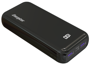 УМБ чорна ENERGIZER UE20011PQ Li-pol+TYPE-C 20000 mAh UMB-CLK-ENER-20000 фото